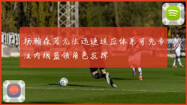 杨瀚森若无法迅速适应体系可先专注内线蓝领角色发挥