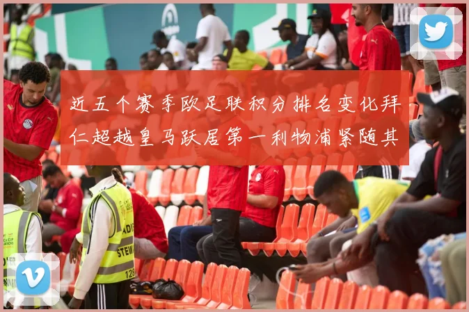 近五个赛季欧足联积分排名变化拜仁超越皇马跃居第一利物浦紧随其后位列第三